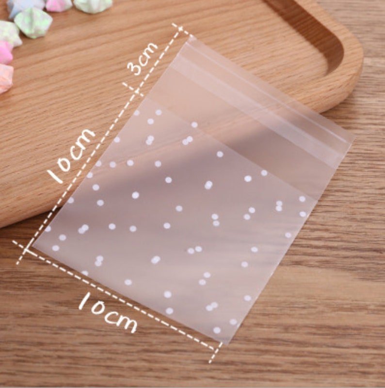 100 Pcs Wedding Favor Bags Clear Candy Bads Cookie Bags Etsy Canada