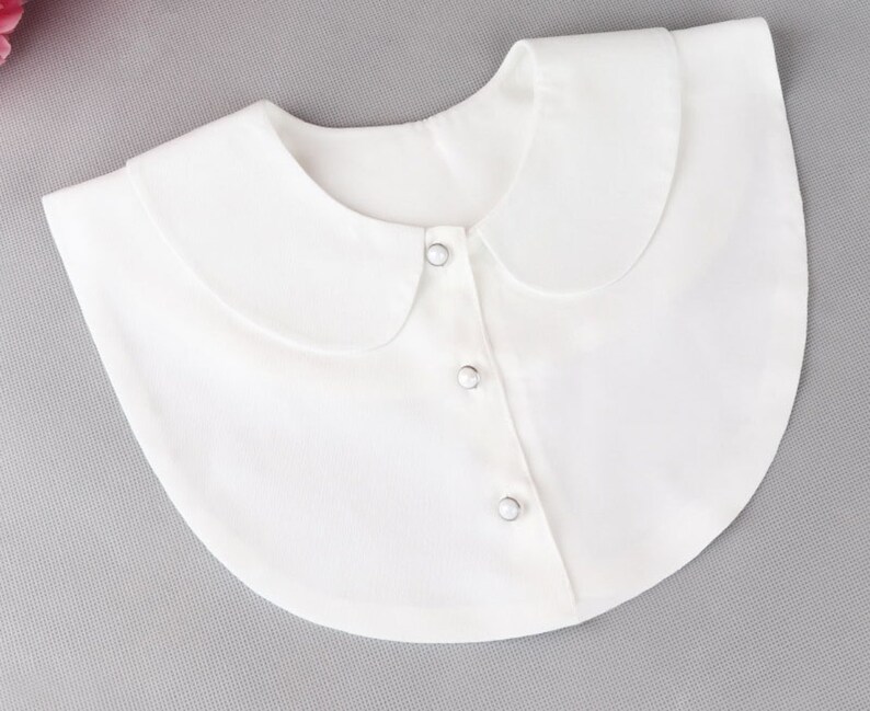 Ivory Removable Peter Pan Collar Vintage Style F31 Etsy