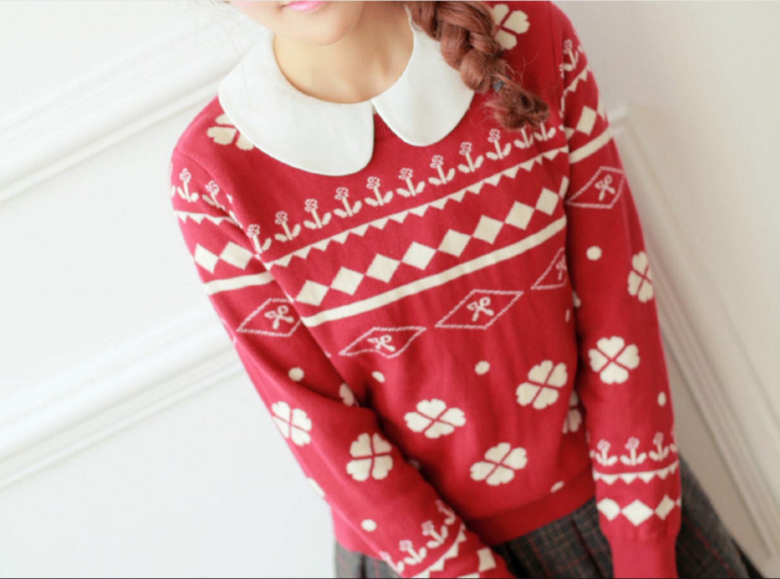 White Black Detachable Shirt Collar Women's False Collar Etsy