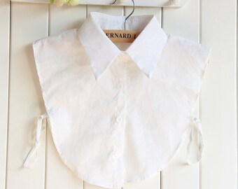 Pointe Fake Cotton Collar Half Shirt Collar F48