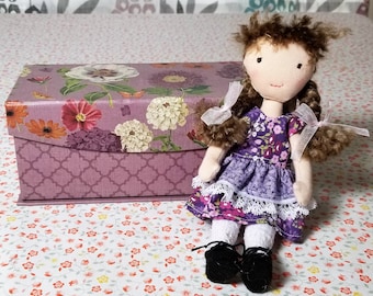 Samantha - 7.5 inch Waldorf inspired doll