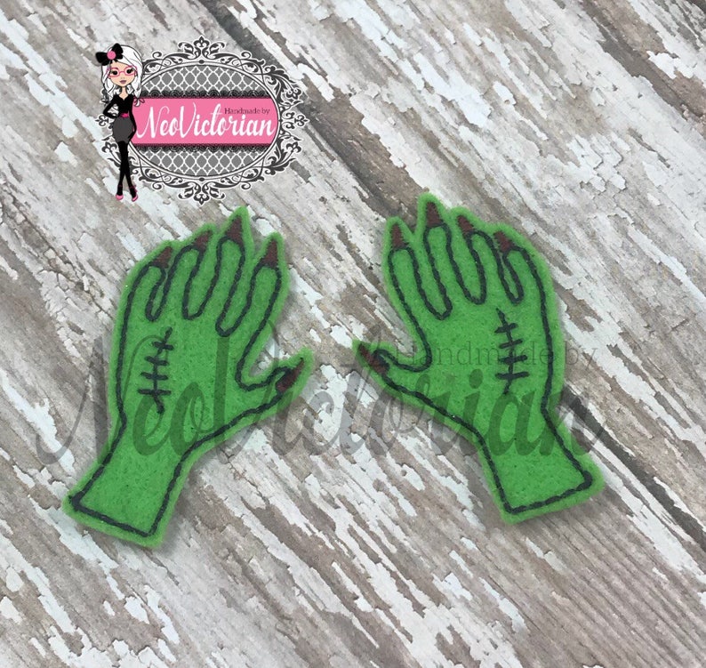 Creepy hands Set of 2 Frankenstein Zombie Halloween