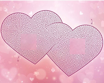 Un amore labirintico, labirinto PDF stampabile