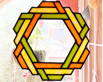 Hexa-Knot - Motivo in vetro colorato