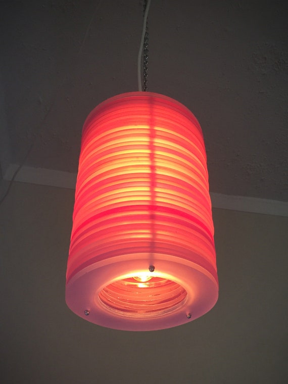 Pink Pendant Lamp Plug In Led Light Fixture Image 0