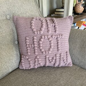 CROCHET PILLOW PATTERN- Oh Hot Damn, This is My Jam Pillow Pattern