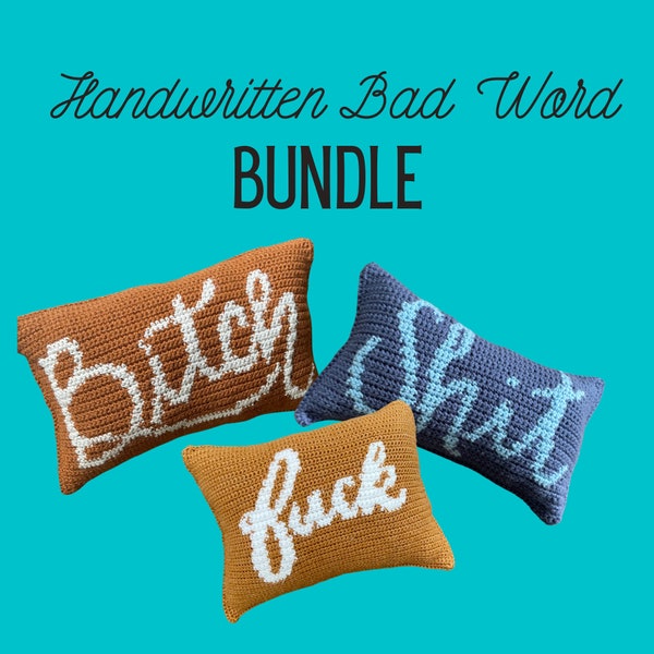 Curse Word Pillows Etsy