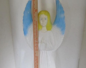 Lighted Angel Blow Mold Christmas Blow Molds Lighted Christmas Yard Figurines Blow Large Plastic Angel Lighted Santa Christmas Yard Decor