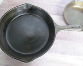 BBQ Cast Iron Skillet Cast iron Frying Pans Wagner Rustic Cabin Decor Campfire Cooking Pans Camping Cook Stove Antique Cast Iron Cook Stove