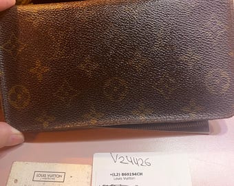 Louis Vuitton Long Monogram Wallet LV Brown monogram Wallets LV Zip around wallet Vintage Luxury wallets