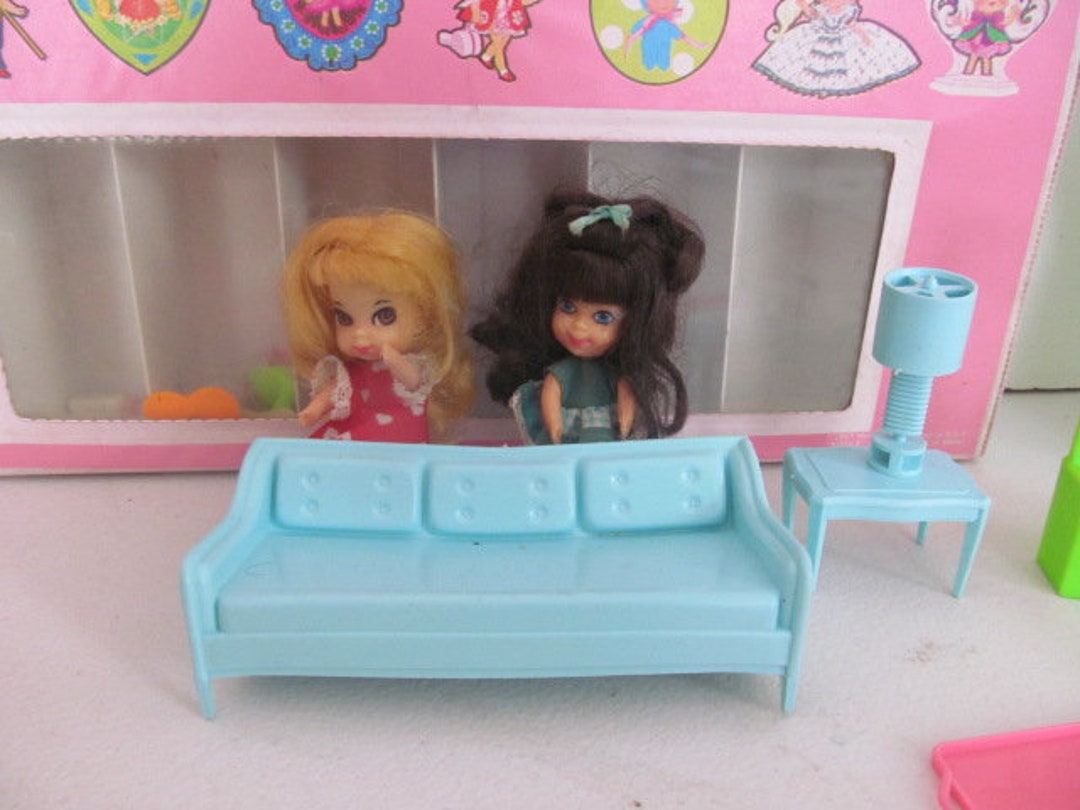 Liddle Kiddles Doll Furniture 1960s Dolls Liddle Kiddles Couch Lamp End