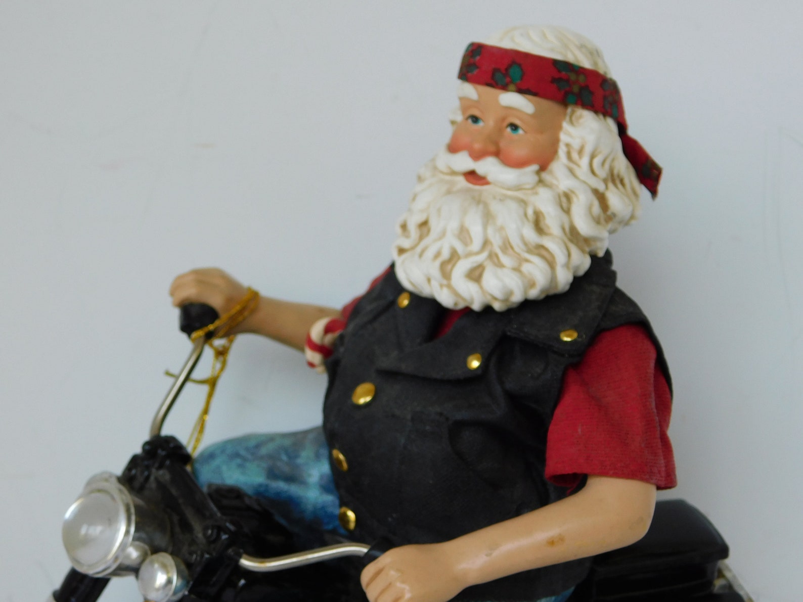 Clothtiques Santa Motorcycle Possible Dreams Vintage Etsy
