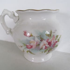Antique Shaving Mug Vodrey Pottery Co VP Bonita Mens Shaving Mug Grooming Gift For Him Orchid Flower Antique Shaving Cup Shaving Accessories
