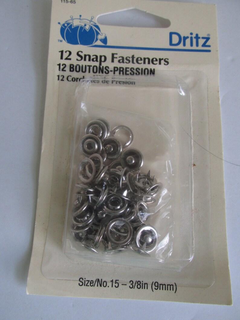 Snaps Vintage Snap Fasteners Sewing Notions Fabric Snaps for Etsy
