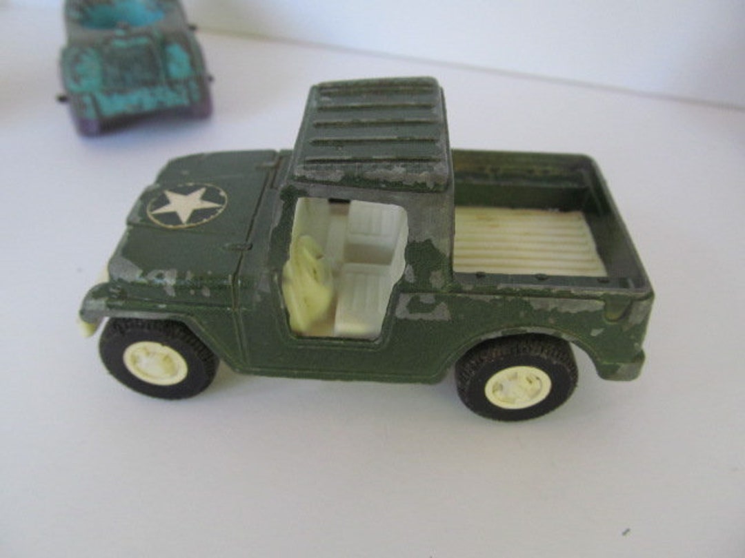 1969 ARMY JEEP Tootsie Toy Cars Vintage Metal Tootsie Toy Etsy