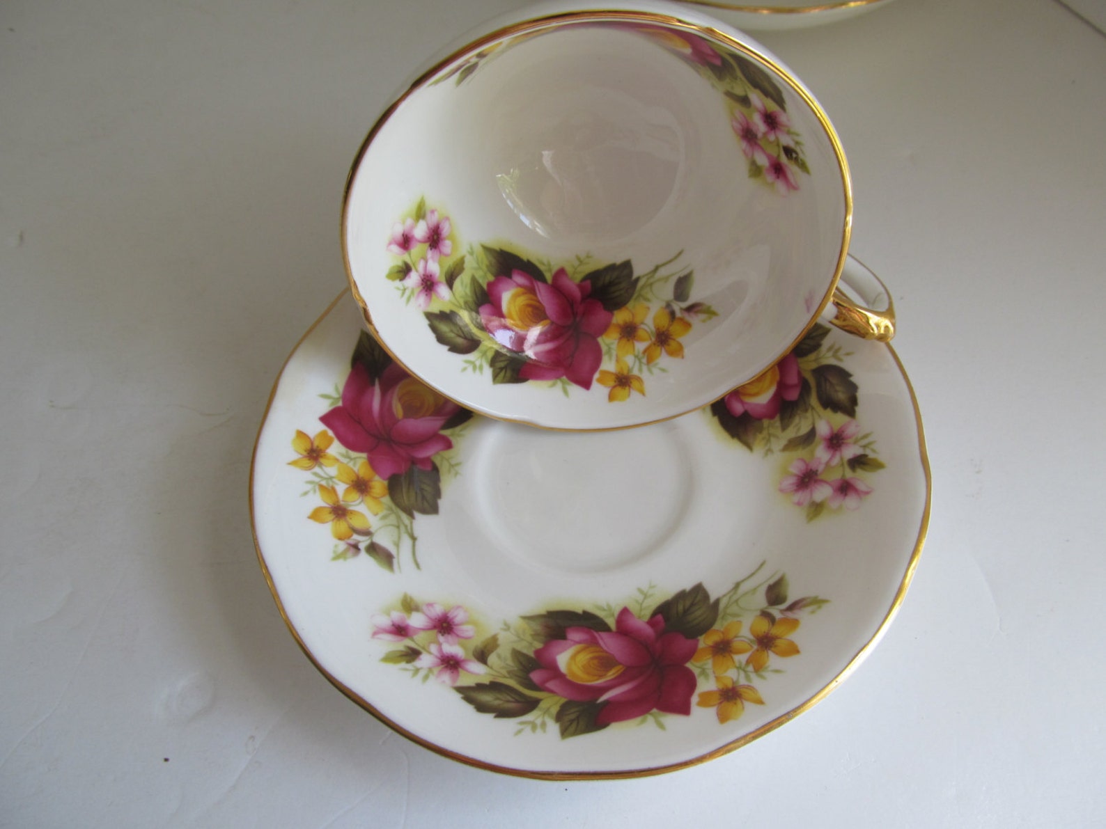 Royal Sutherland Fine Bone China Tea Cup English Tea Cup and Etsy