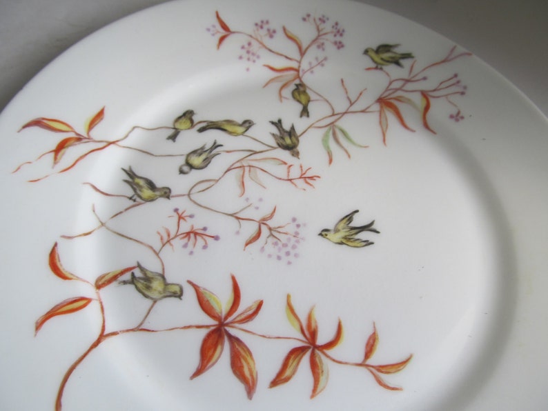 Artist Signed Rare Haviland Limoges Bird Plate Hand Painted Plate Signed By Artisan F Burns H/&C L Limoges China Hand Painted Limoges