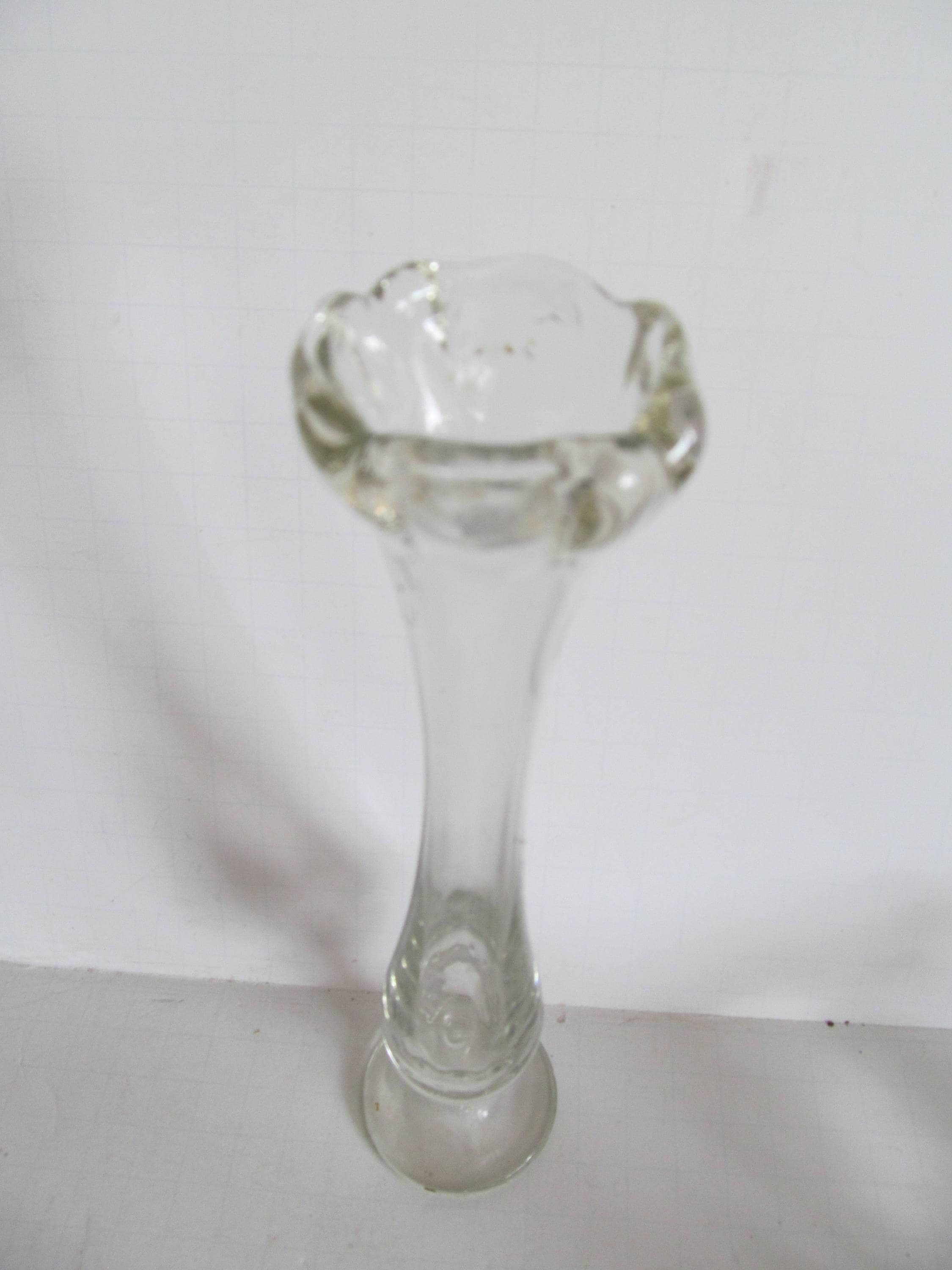 Rose Bud Vases Crystal Clear Bud Vases Antique bud vase Rose Etsy