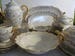 Wedding China Large Dresden China Dinnerware set  Dresden Platters Fine Dining Fine China White Gold Dinnerware Holiday Table Decor TeaPots 