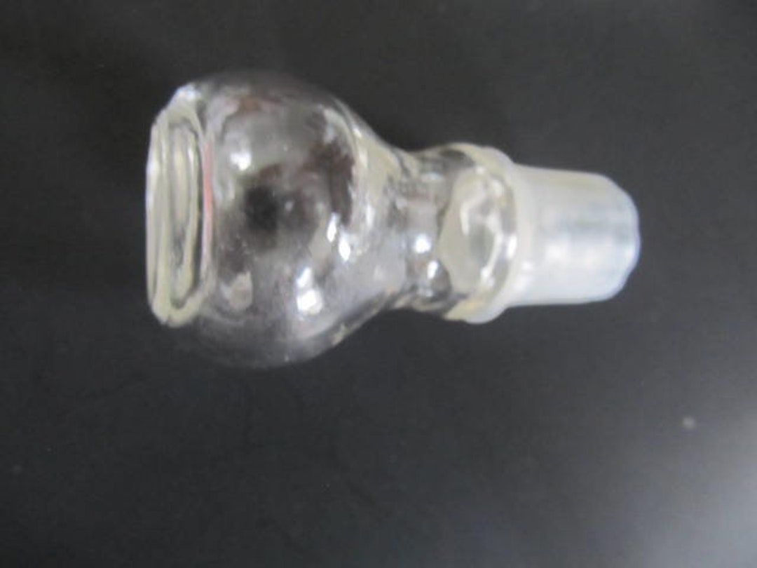 Glass Cruet Stopper Replacement Stopper Clear Glass Stopper Etsy