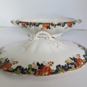 Presentation Serving Dish John Maddock Majestic Tureen Covered Vegetable Dish Covered Casserole England Porcelain Tureen English China image 6