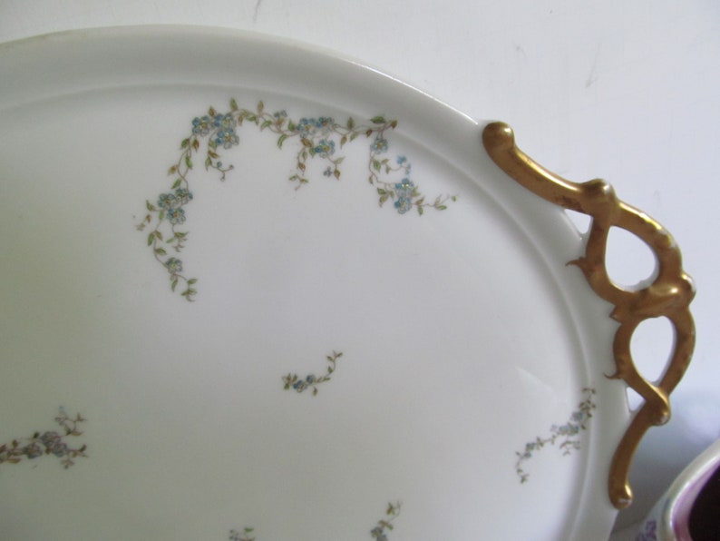 Limoges Rare Round Serving Platter Large Platter Limoges Etsy