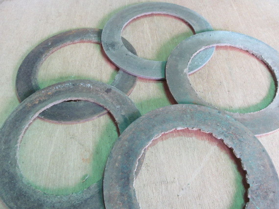 Pressure Plate Discs Rusty Decor Industrial Metal Salvaged Etsy