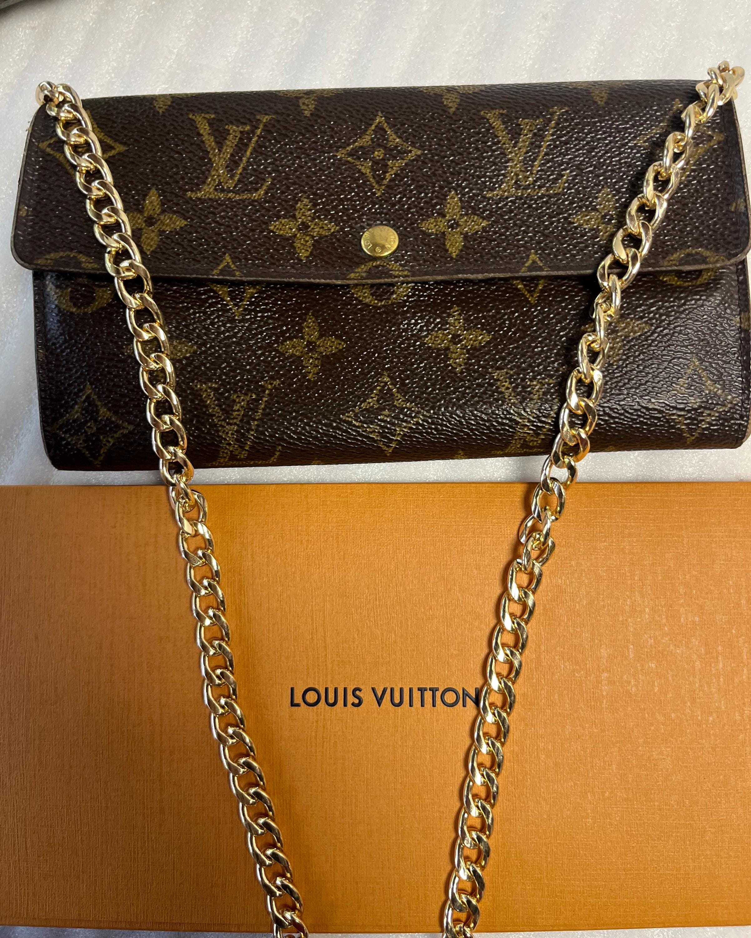 Louis Vuitton Sarah Long Wallet LV Brown Monogram Wallets LV