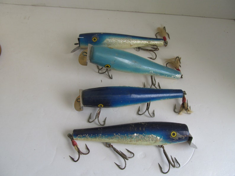 CAPN BILLS Fishing Lure Antique Deep Sea Fishing Lures Etsy