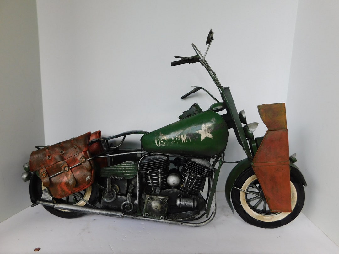 Huge US Army Motorcycle Toys Gun Mount Motorcycle Leather Etsy