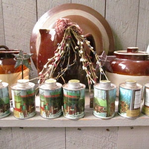 NH Maple Syrup Tin Container with Contents Vintage Advertising Tin Box Container New Hampshire Maple Syrup Sugar Shack Farmhouse Home Decor
