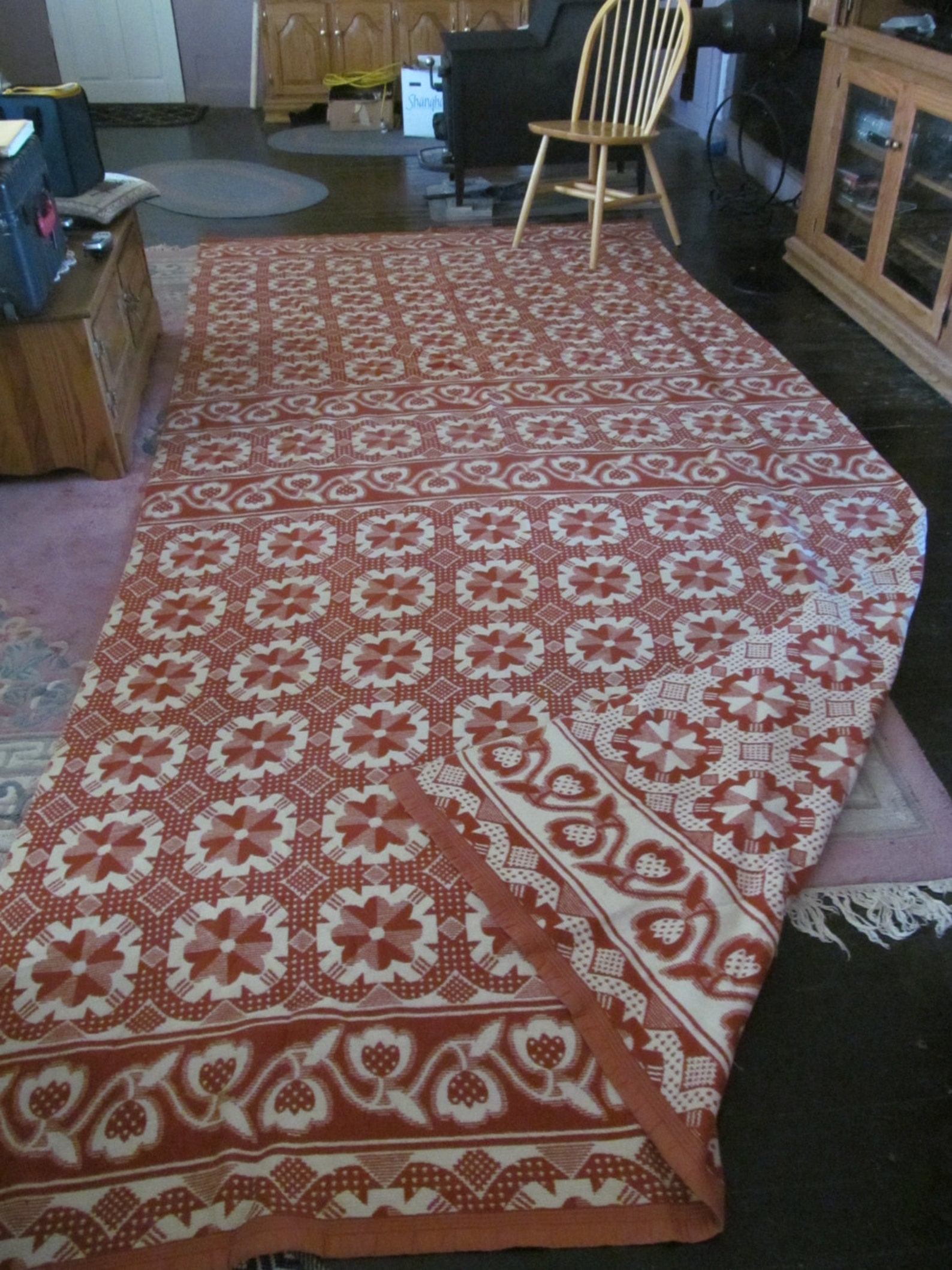 Welsh Wool Rug Reversible Woven Floor Cloth 159 X Etsy UK