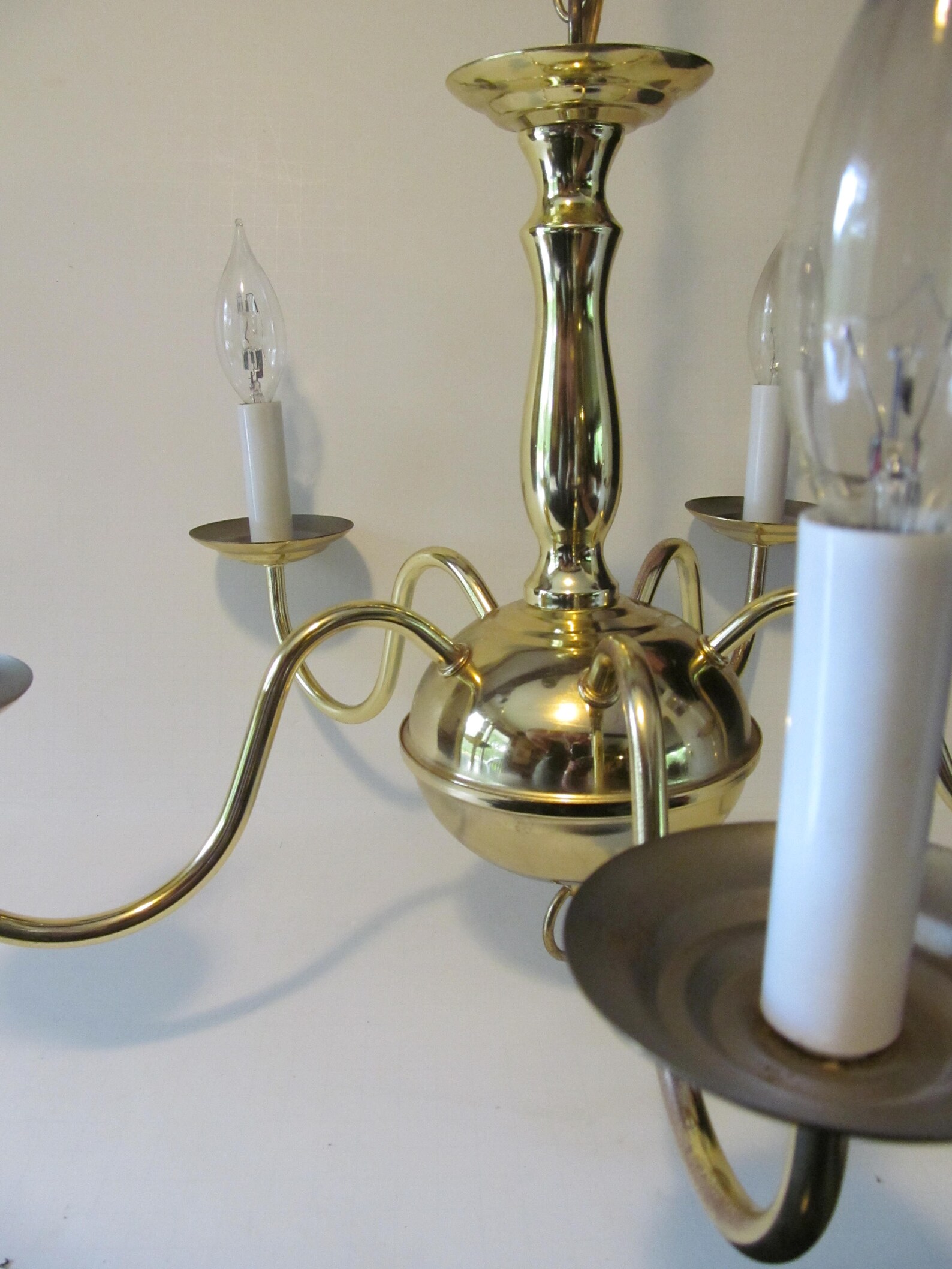 Candlestick Brass Hanging Chandelier Lighting Hanging Light - Etsy