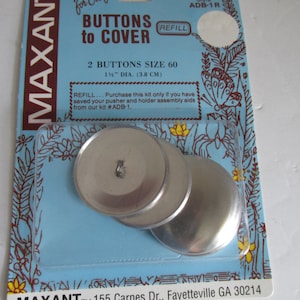Blank Button Base for covering Buttons to Cover Sewing Notions Buttons Clothing Buttons  Seamstress Supplies Button Supplies