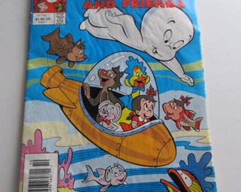 Casper and Friends, Casper the friendly ghost comic book Harvey Rockomics, Harvey Classic Comic Books 80s