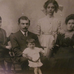RARE Photo Child Restraint Leather Belt Leash on Child Photo Prop Unusually Large Old Time Photo Victorian Antique Photoghaph Creepy Photo