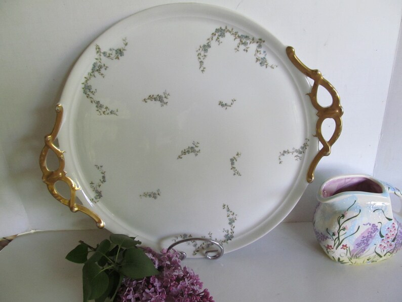 Limoges Rare Round Serving Platter Large Platter Limoges Etsy
