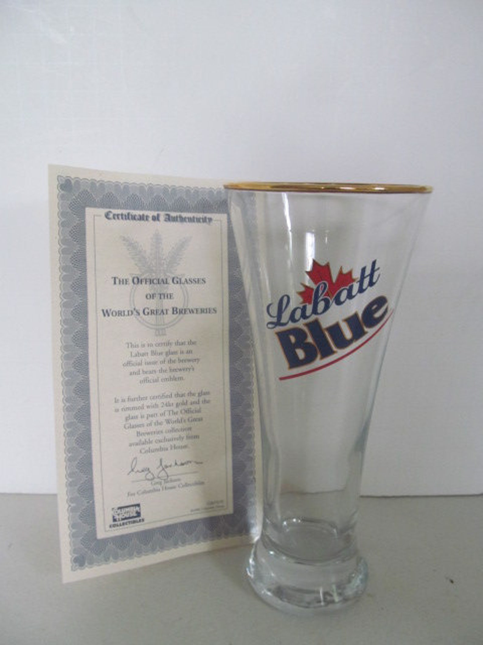 Labatt Blue Beer Glass Canada Brewery Beer Made in Germany Etsy