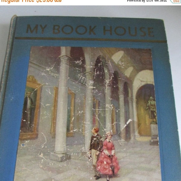 SALE Antique Childrens Books My Book House Halls Of Fame Book Olive Beaupre Miller 1937 nursery rhymes, poems and short stories for children