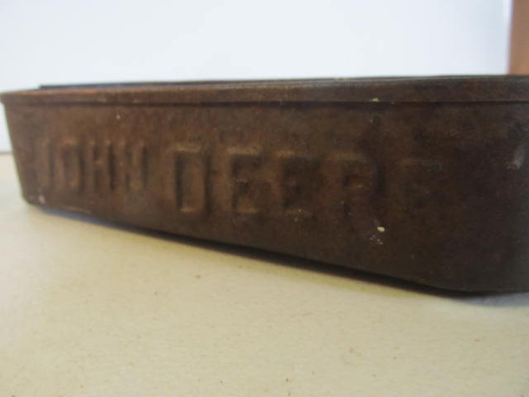 Antique John Deere Tool Box Rustic Farmhouse Decor Primitive Rustic