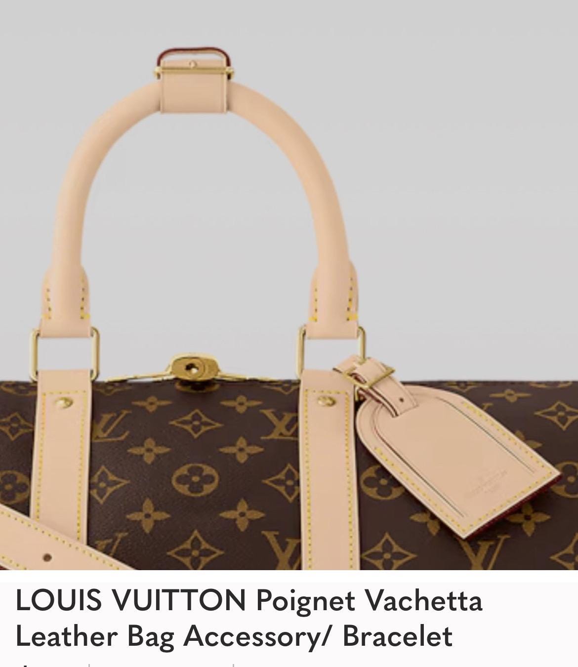 Louis Vuitton Authentic Louis Vuitton Poignet Luggage Handle Holder or Bracelet Authentic Louis Vuitton Poignet Luggage Handle Holder  main image 2