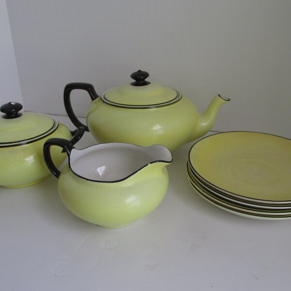 Yellow Teapot Etsy