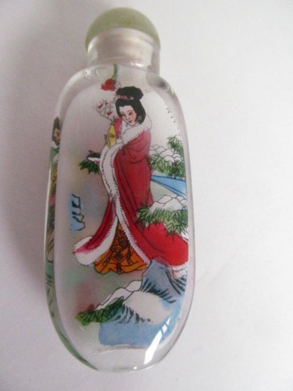 Collectable Four Glass Wonderful Naked Woman Inside Painted Snuff Bottle MNH Collectable Four Glass Wonderful Naked Woman Inside Painted Snuff Bottle MNH