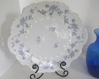 For Get me Knots Cake Plate Open Handle Cupcake Plate Germany Bavaria Cake Plates Cabinet Plates for Wall Hanging  Plate with Cut outs