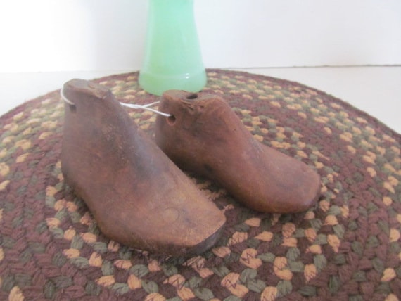 2 Childs wooden Shoe Last Forms Shoe Cobbler Shoe… - image 2