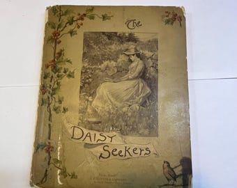1886 Daisy Seekers Book by Julia Louisa Matilda Woodruff the author of Shiloh Antiquarian Rare Books