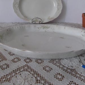 16&quot; Large Platters Johnson Bros England Platter Semi Porcelain Platter Farmhouse Table Decor Turkey Platter Large Serving Platters Johnson