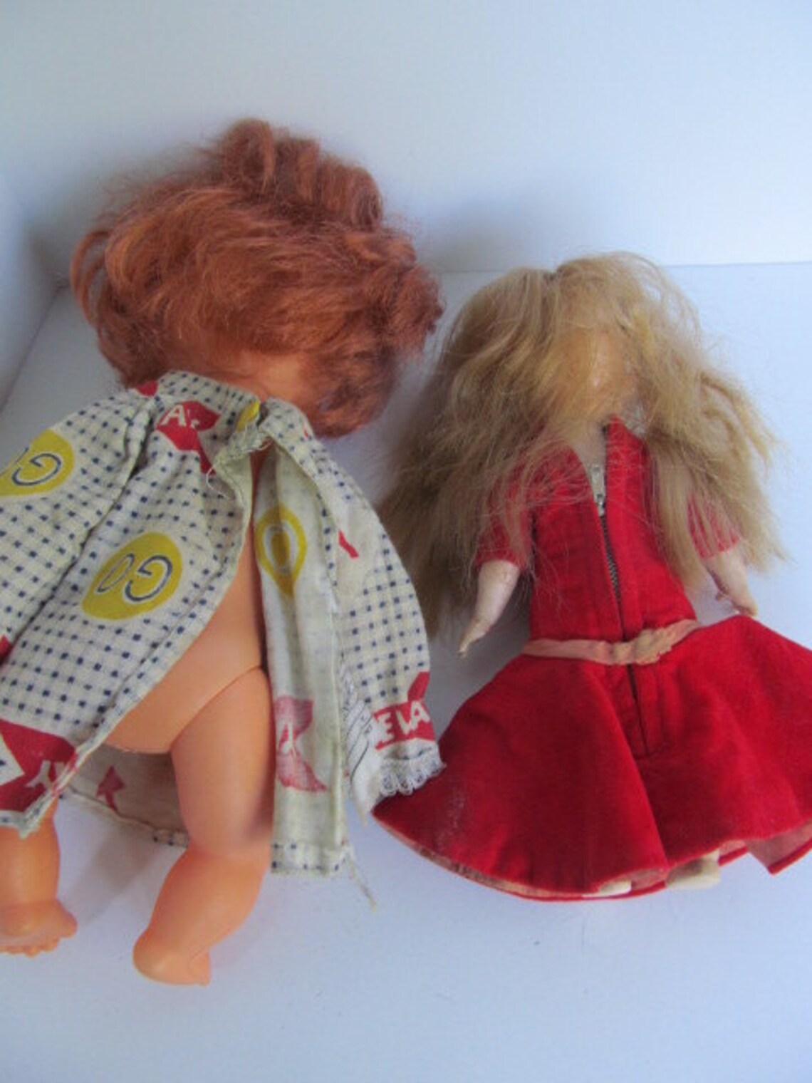 2 Dolls Blinking Eye Dolls Vintage Lot Dolls 50's 60's Etsy