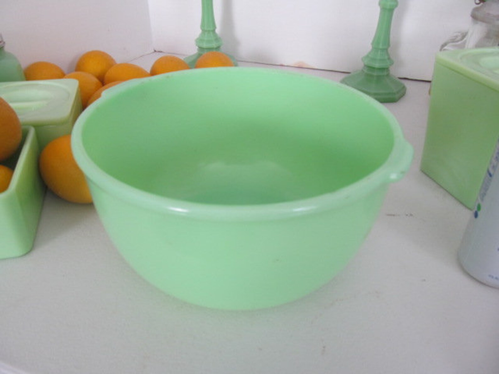 Uranium Jadeite Mixing Bowl for Sunbeam Mixer Jadeite Green Etsy France
