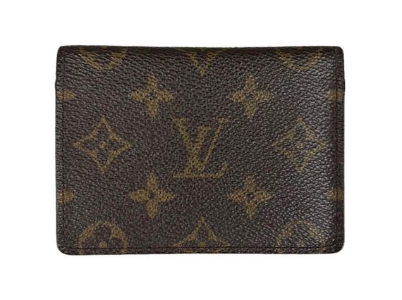 Louis Vuitton ID Holder Wallet Brown Monogram LV Credit Card